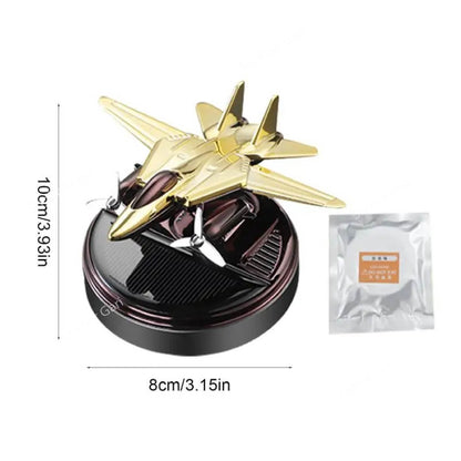 Car Solar Aircraft Perfume and Showpiece - Airplane Helicopter Car Aromatherapy Long-lasting Perfume image 3