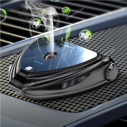 Humidefier Perfume and Diffuser With Parking Number Holder - Silver image