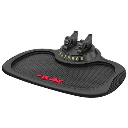 Multifunctional 3 in 1 Mobile Mat - 3in 1 Anti Slip Mobile Mat - Black image