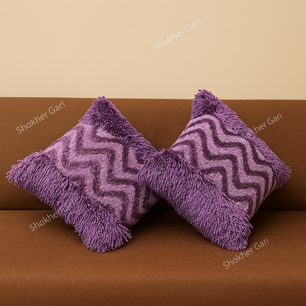 Car Cushion pillow - Pressure-Relief Car Cushion 2 pieces Set 18*18 INCHES - Purple image