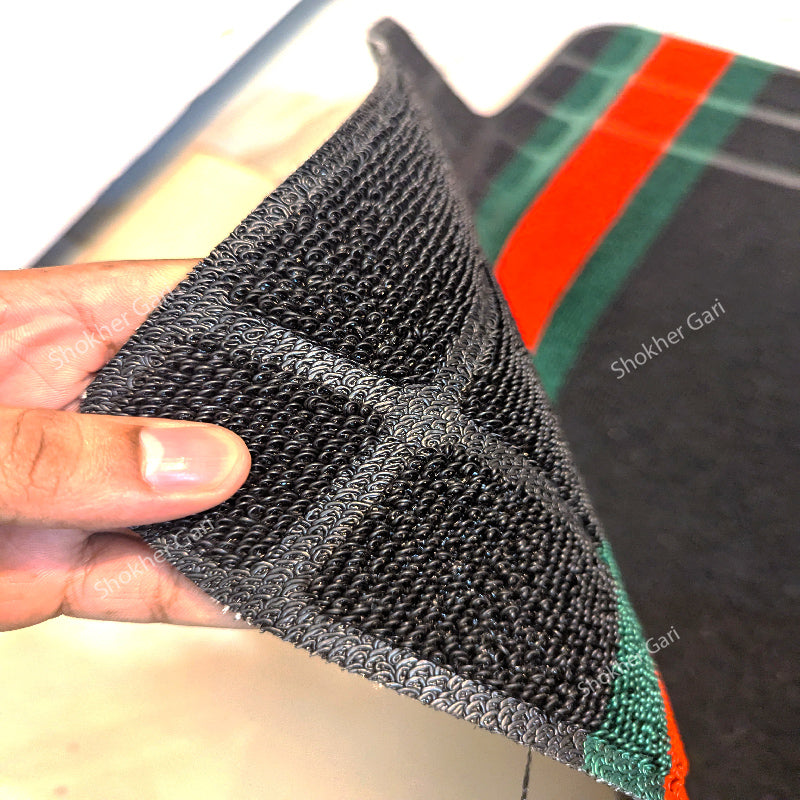 Multi color Premium Quality Floor mat 5pcs set image 2