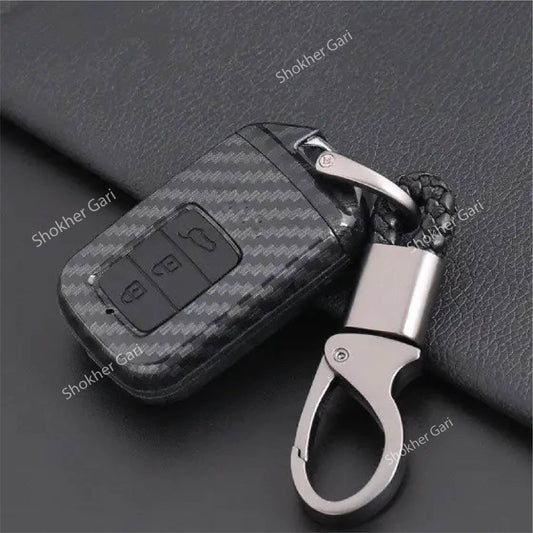M/Y Carbon Fiber Remote Cover For Honda Civic , Grace, Vezel, CRV, HRV image 0