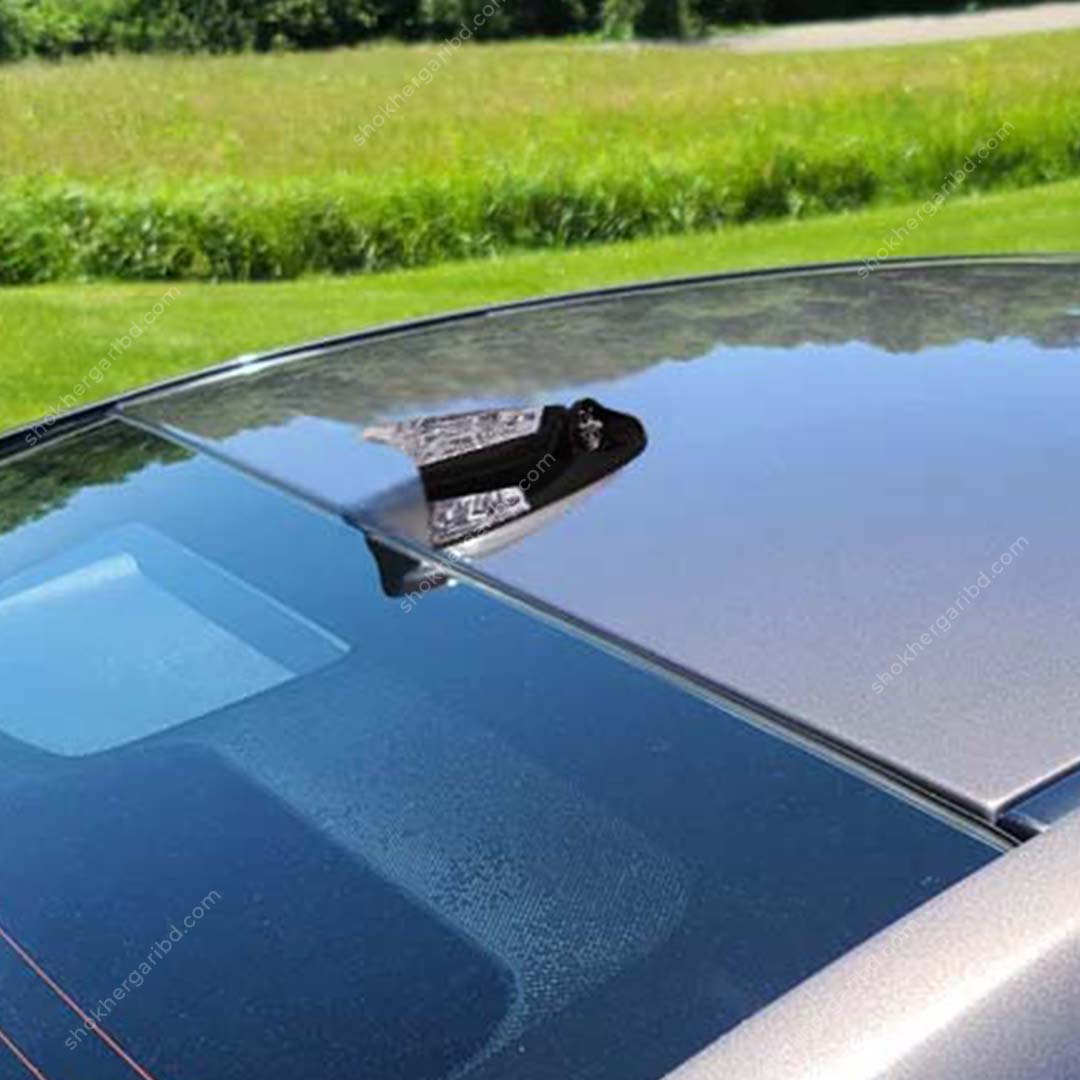 Wind Power Shark Fin Antenna Universal LED Colorful Lights image 0