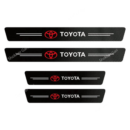 Carbon Fiber Car Door Sill Sticker Protector 4pcs Set (Copy) image 24