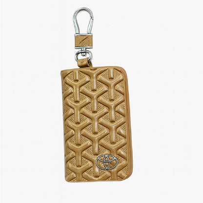 Stylish Toyota PU leather Remote Cover. - 7 image