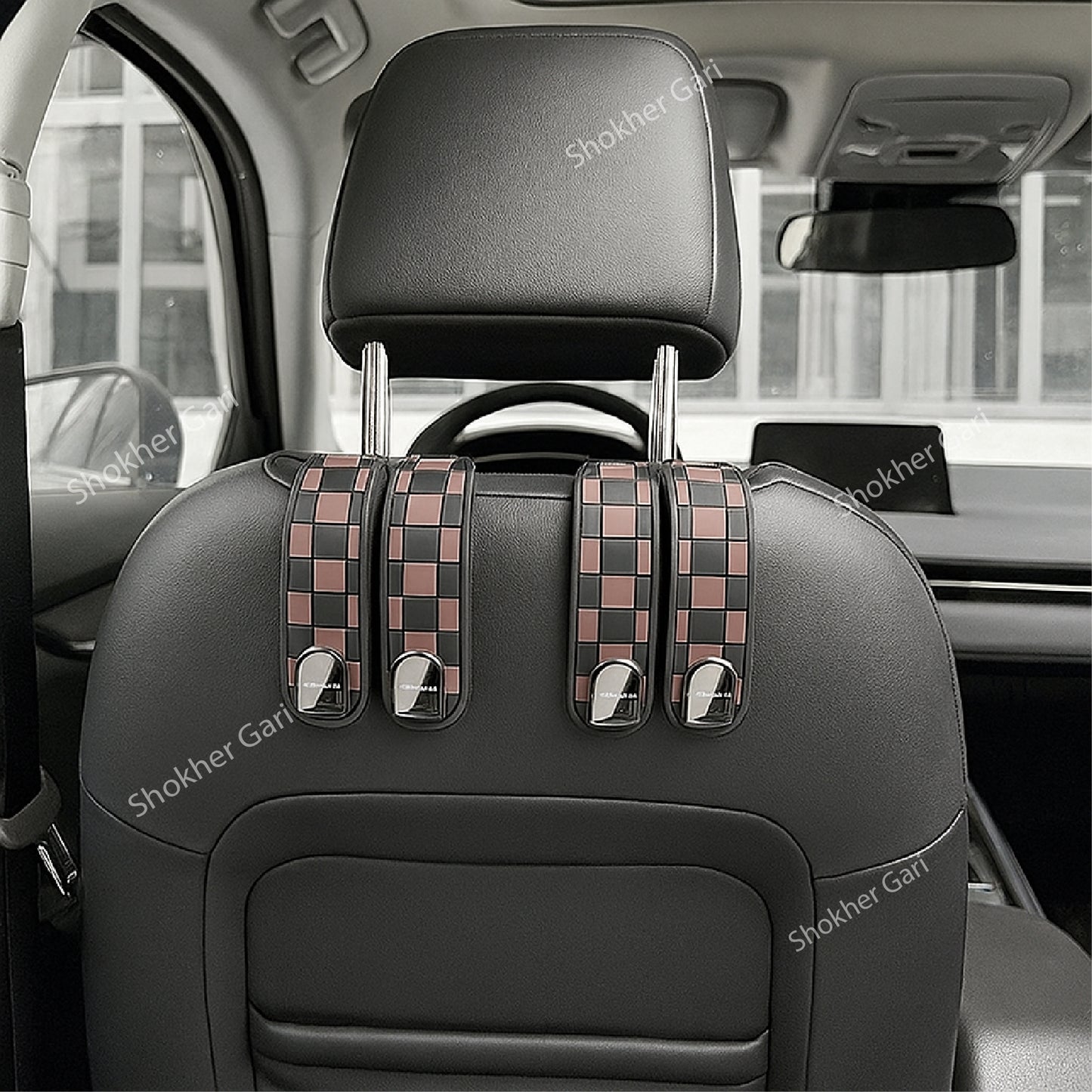 2 Color Universal Car Seat Headrest Hook image 0