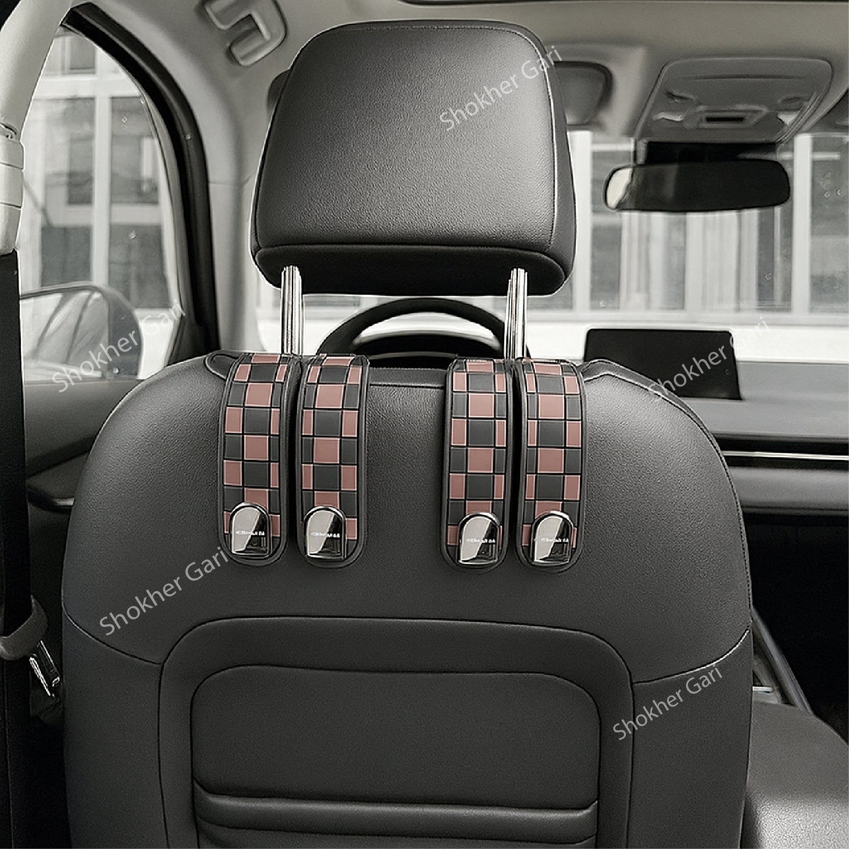 2 Color Universal Car Seat Headrest Hook image 0