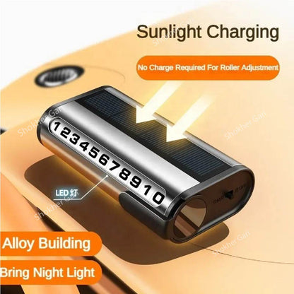 1pcs Solar Powered LED Mobile Temporary Number image 5
