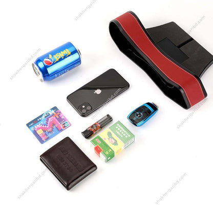 Multifunction PU Leather Portable Car Storage Box Seat Gap Filler Organizer image 1
