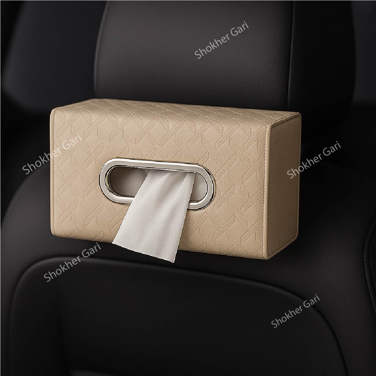 1Pcs Car Seat Back Tissue Box Holder image 2