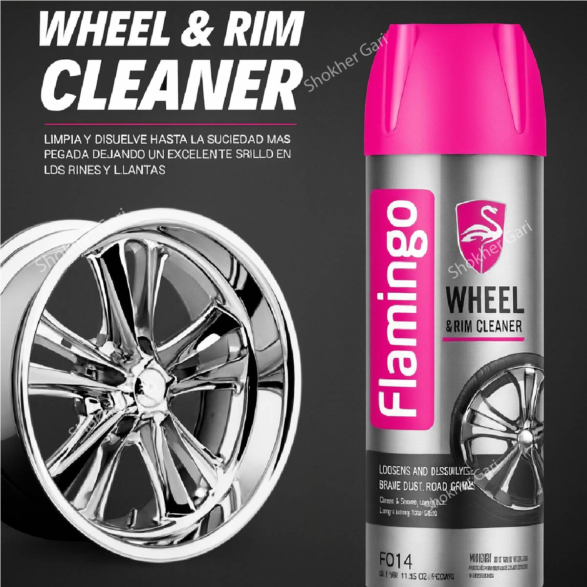 Flamingo Wheel &amp; Rim Cleaner 500 ML image 1