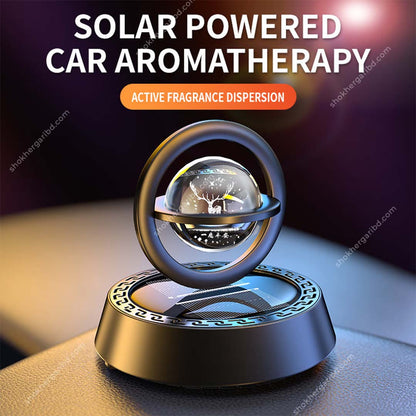 Car Solar Curve 2 Ring Solar Perfume - Black image
