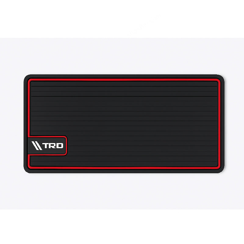 1pcs Strip Red Border Pattern Anti slip mat - TRD image