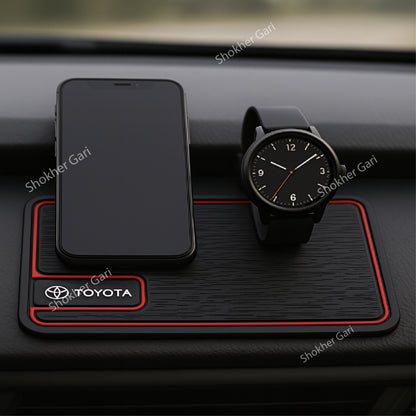 1pcs Strip Red Border Pattern Anti slip mat image 0