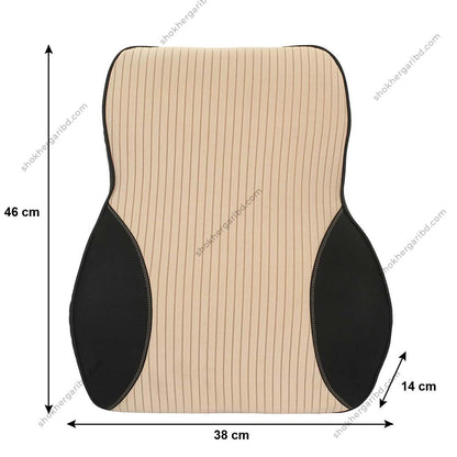 Car Premium Liner Design Back Pillow Lumber Support image 10