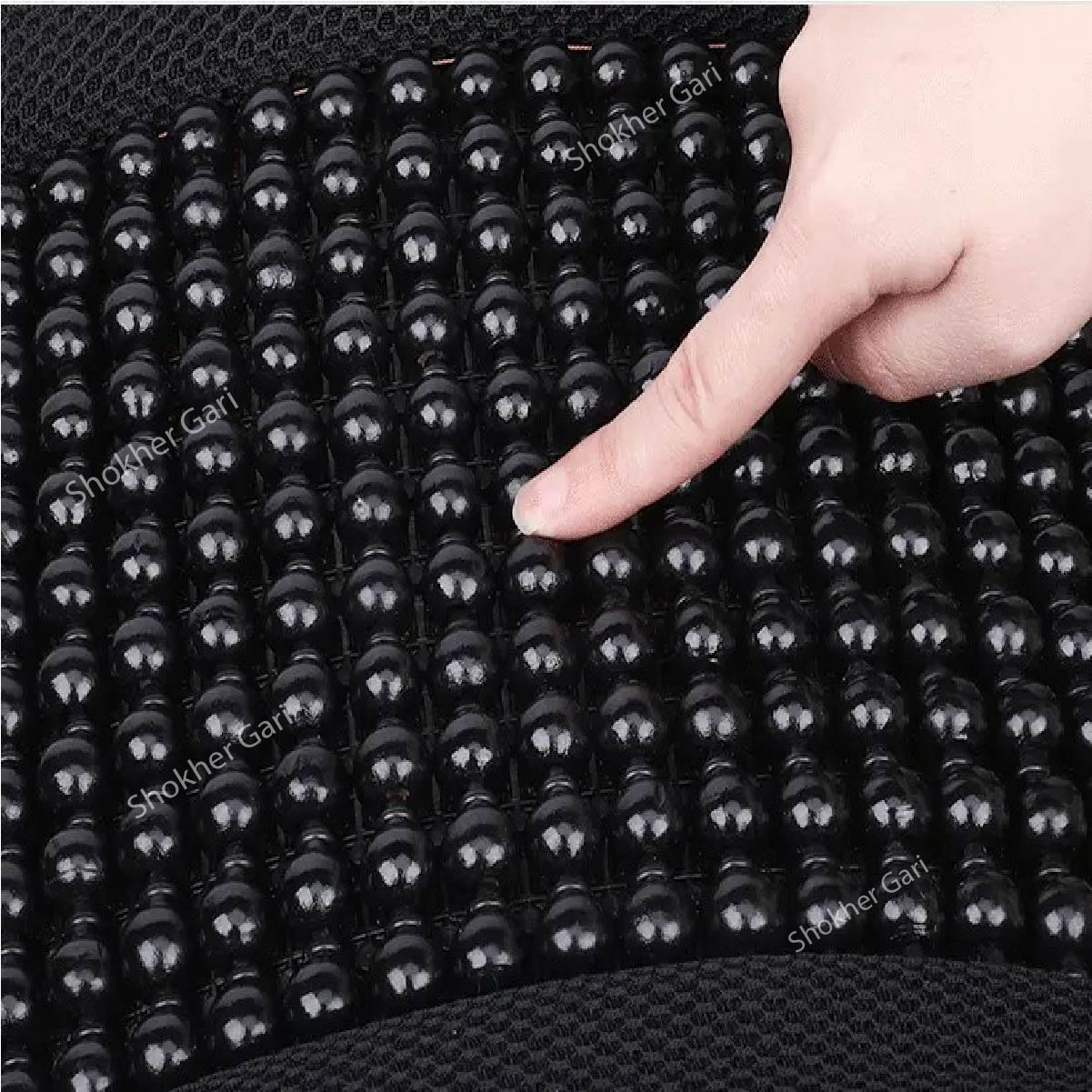 1Pcs High Quality Wooden Car Back Support image 1