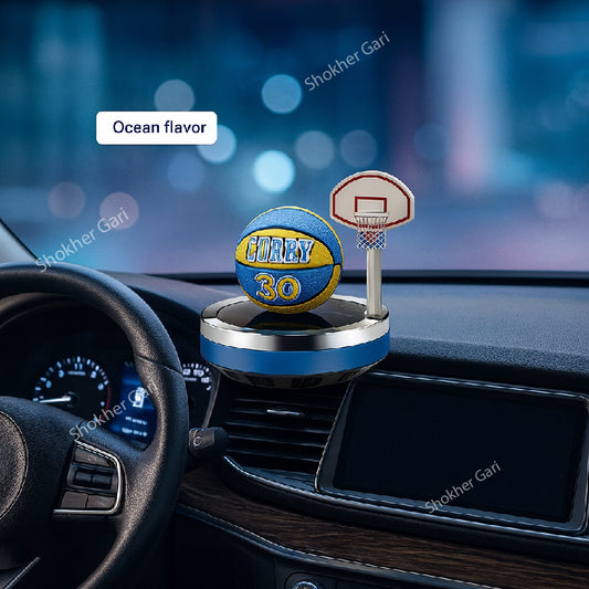 Multi Color Basketbal Solar Car Air fresher image 0