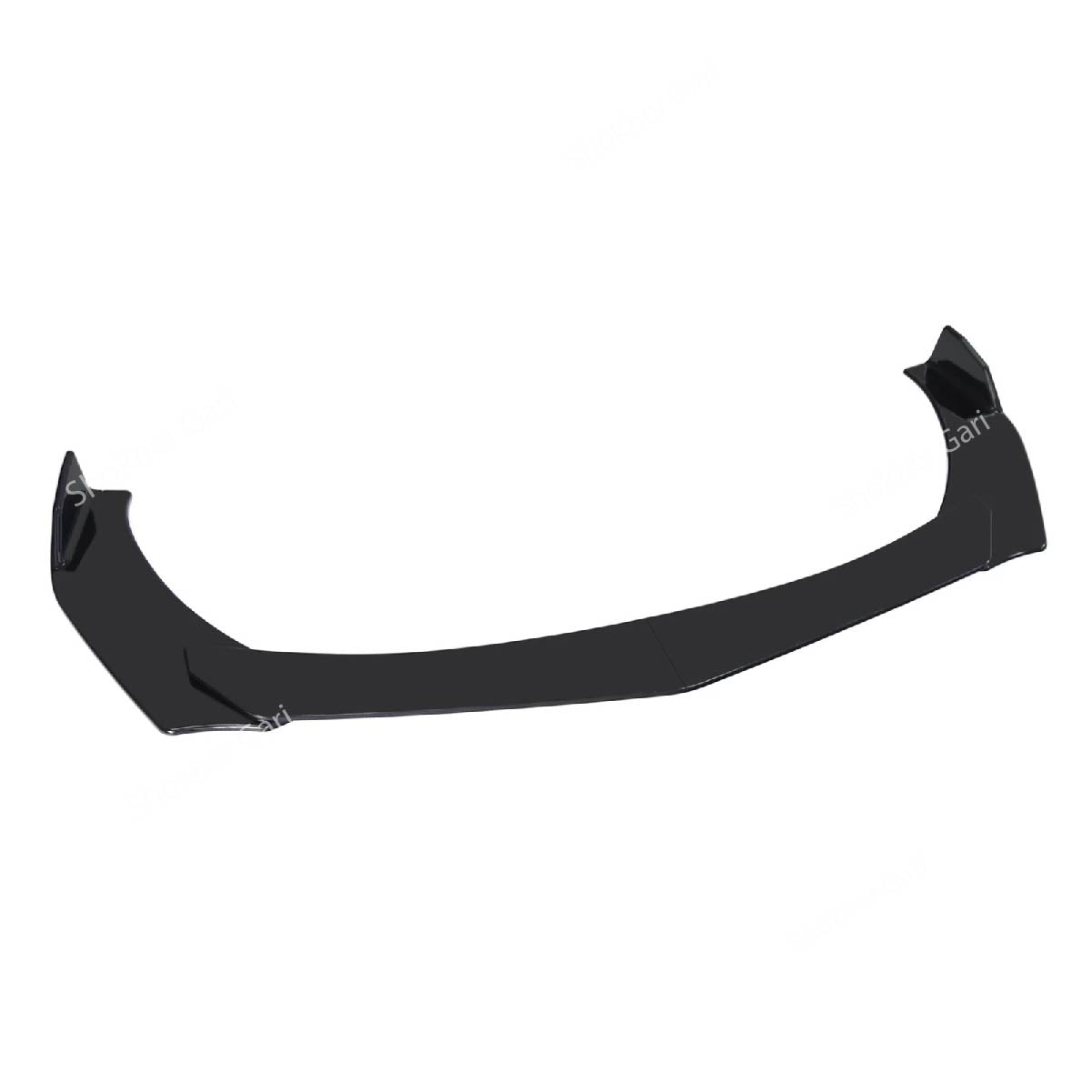 Universal Front Bumper Lip Splitter Spoiler 3pieces set image 2