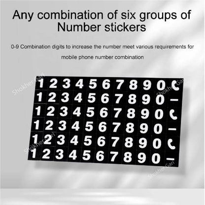 1pcs Sports Flat Mobile Number Anti-Slip Pad image 5