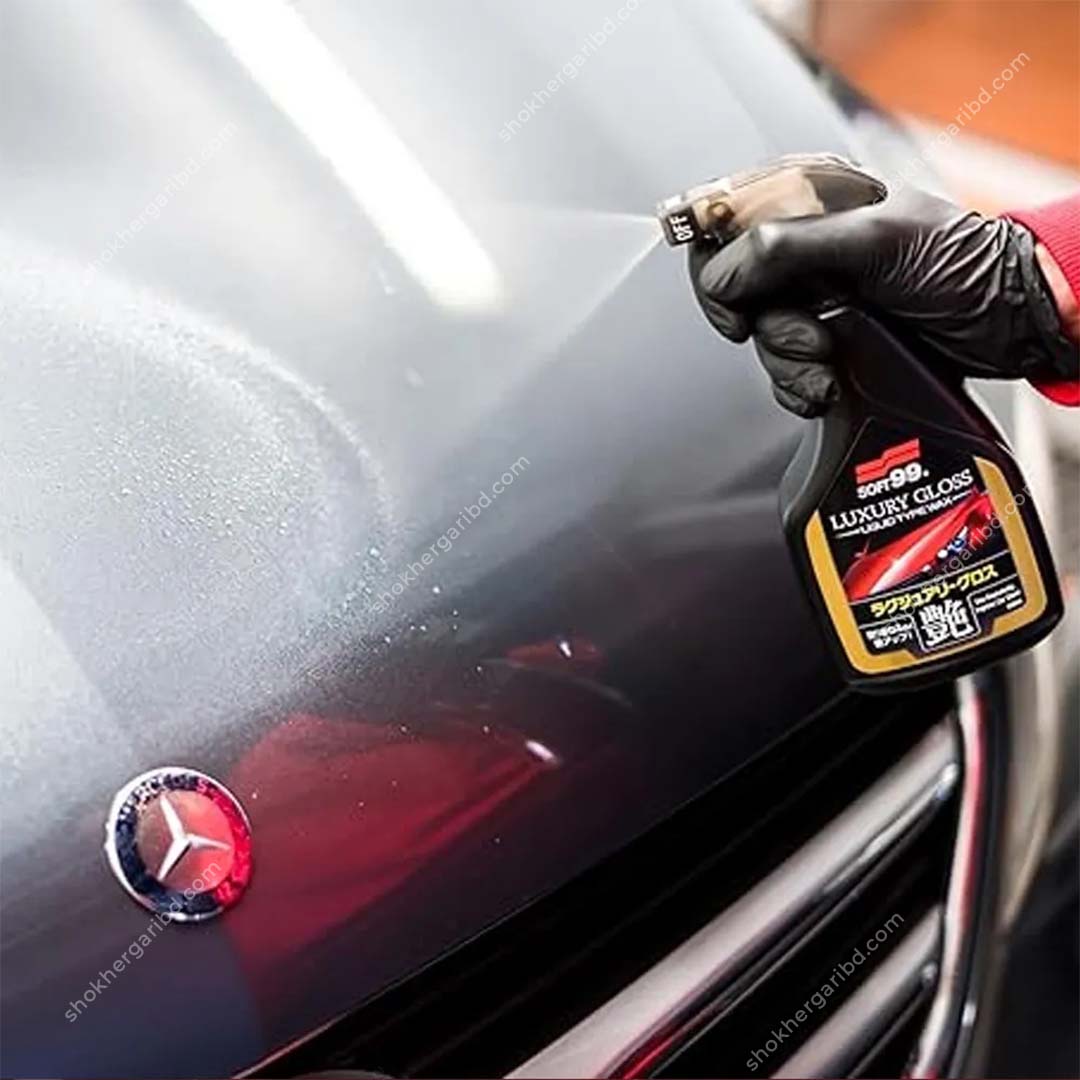 Soft99 Luxury Gloss Liquid Wax Premium Car Wax for High-Gloss Finish And Superior Protection 500ml image 3