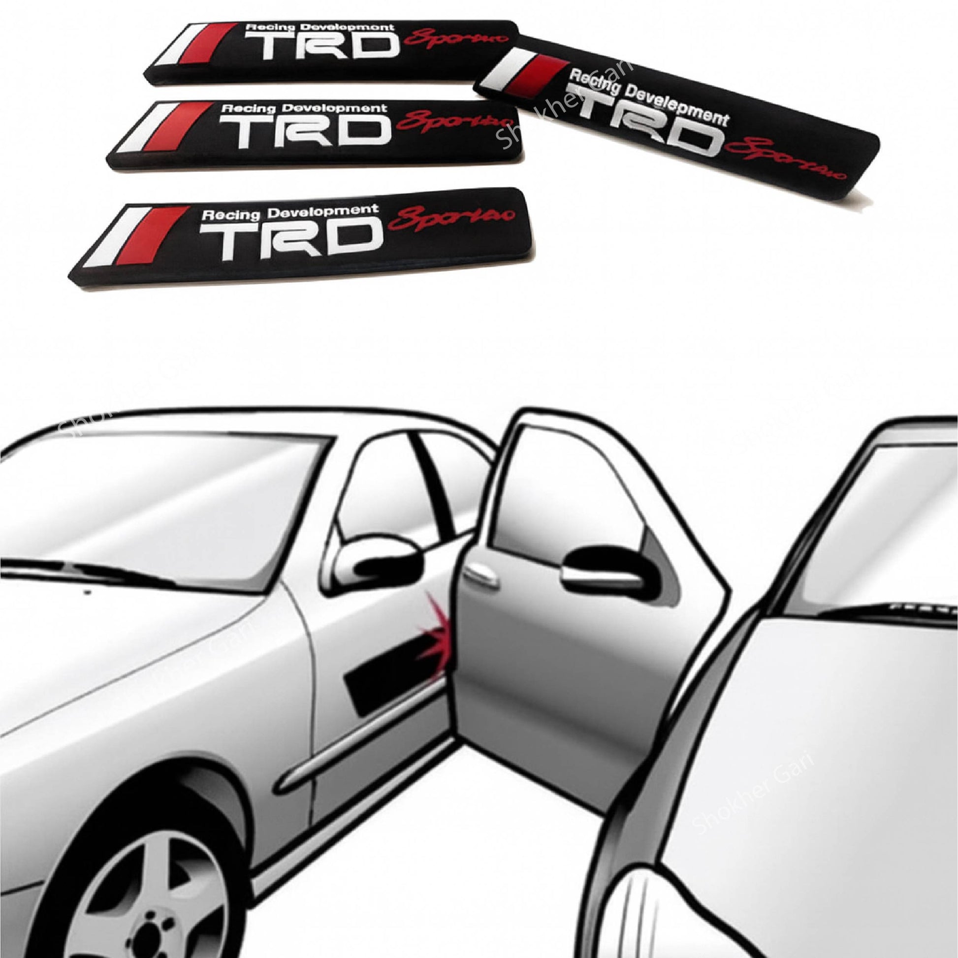 TRD Door Guard Car Door Scratch Protector image 0