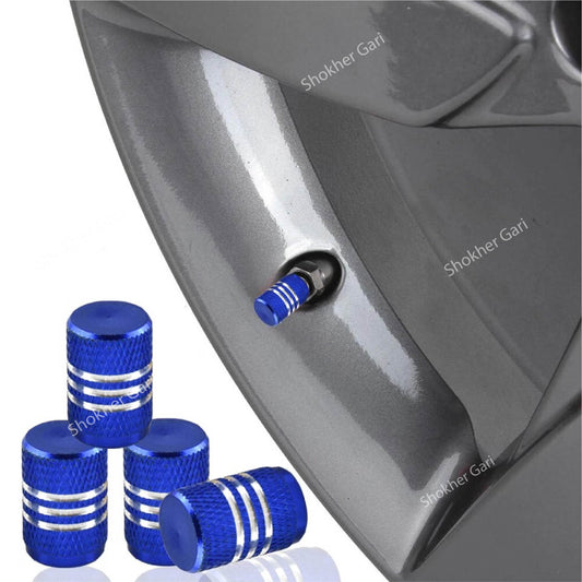 Car 4Pcs set Wheel Caps Nozzle Cap Aluminum image 0