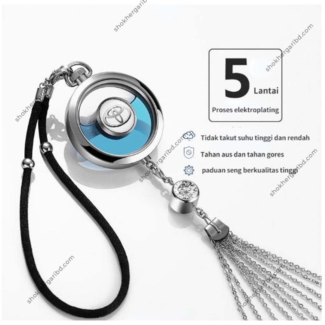 Car Premium Hanging Air Freshener With Toyota Logo image 5