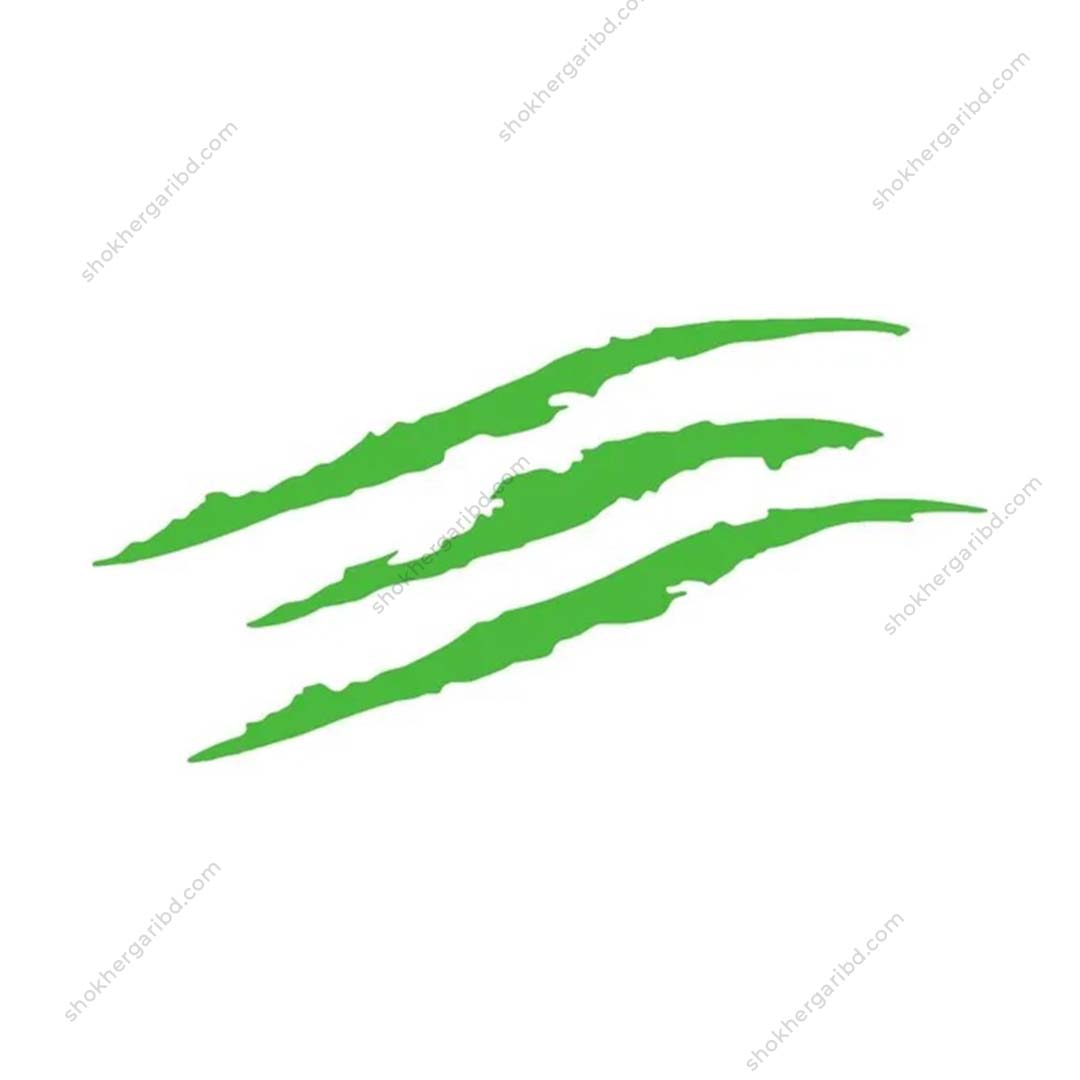 2pcs Claw Marks Sticker For Car Headlight image 2