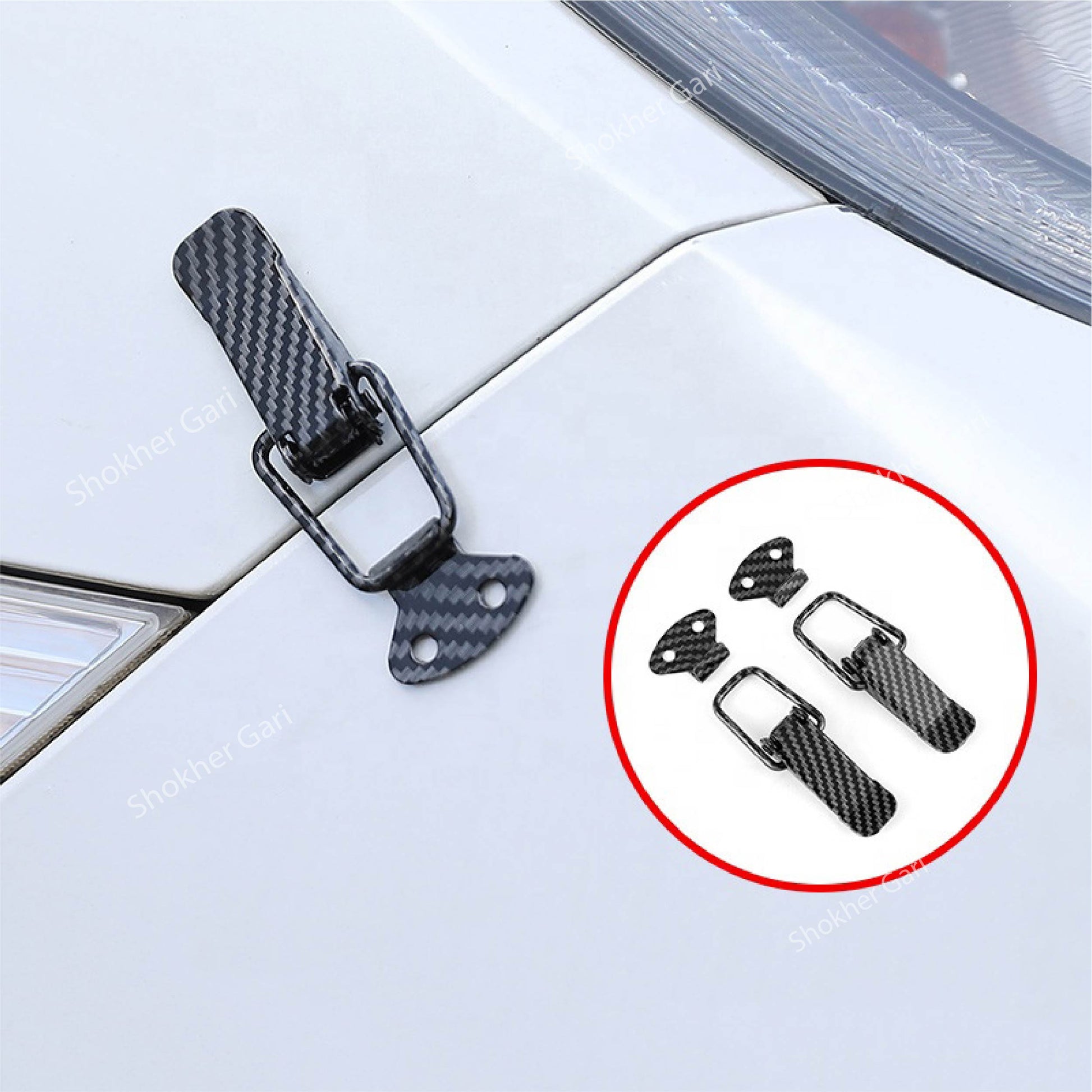 TRD Quick-Release Security Hook Clips-TRD Bumper Lock Kit for Unmatched Security- 2pieces set image 6