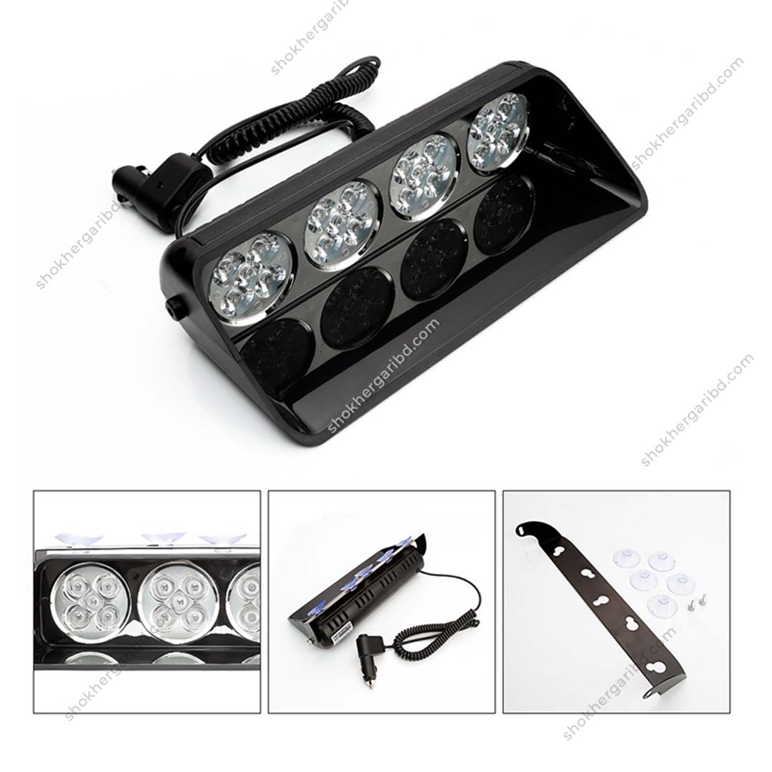 Car (S16) Dashboard VIP LED Police Light image 3