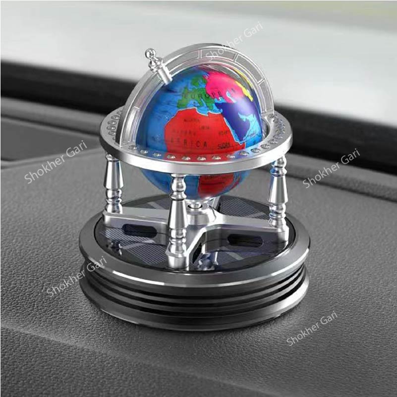 World Map Car Solar Perfume image 8