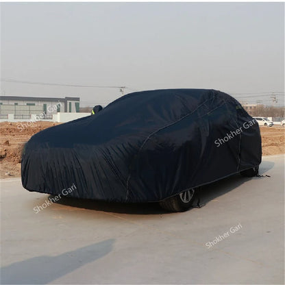 M/Y/P  Sedan / Mid SUV? SUV Car Body Cover- Heatproof , Dustproof and 90% Water Resistant Car Cover &amp; 100% Dustproof - 1890 TK, Black image