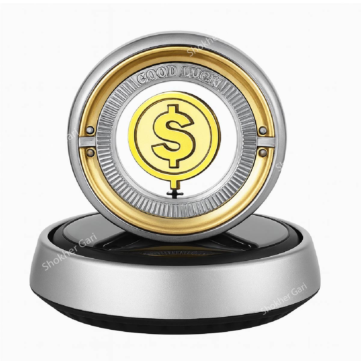Gold Dollar Coin Solar Car Air Fresheners