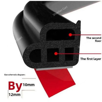 Car Door sealing strip  Double-layer sound insulation image 2