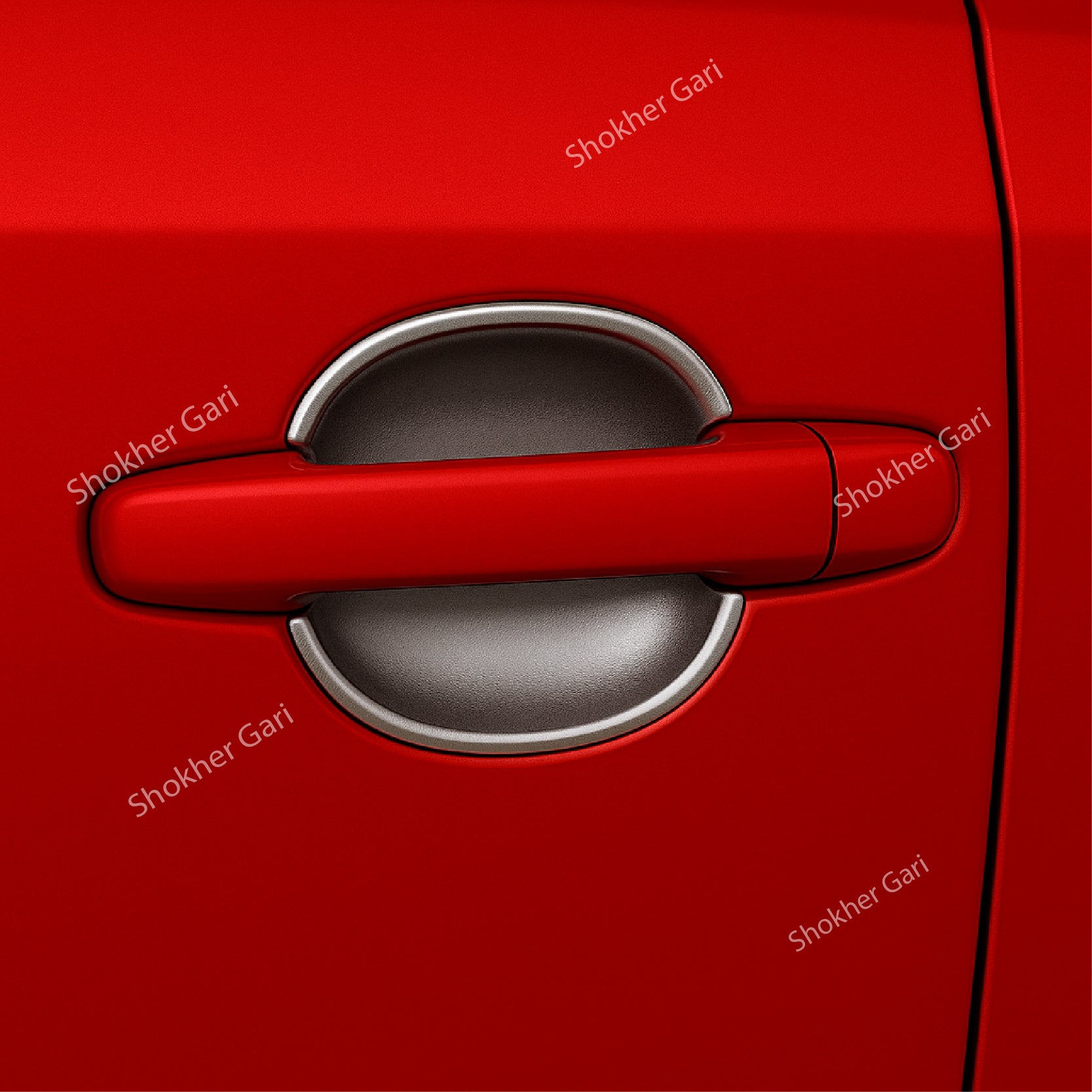 M/Y/P Car Chrome Side Door Handle Cover Trims Bowl image 0