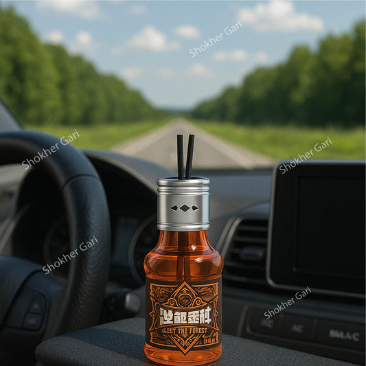 Tiktok Same Style Wine Bottle Car Perfume image 0