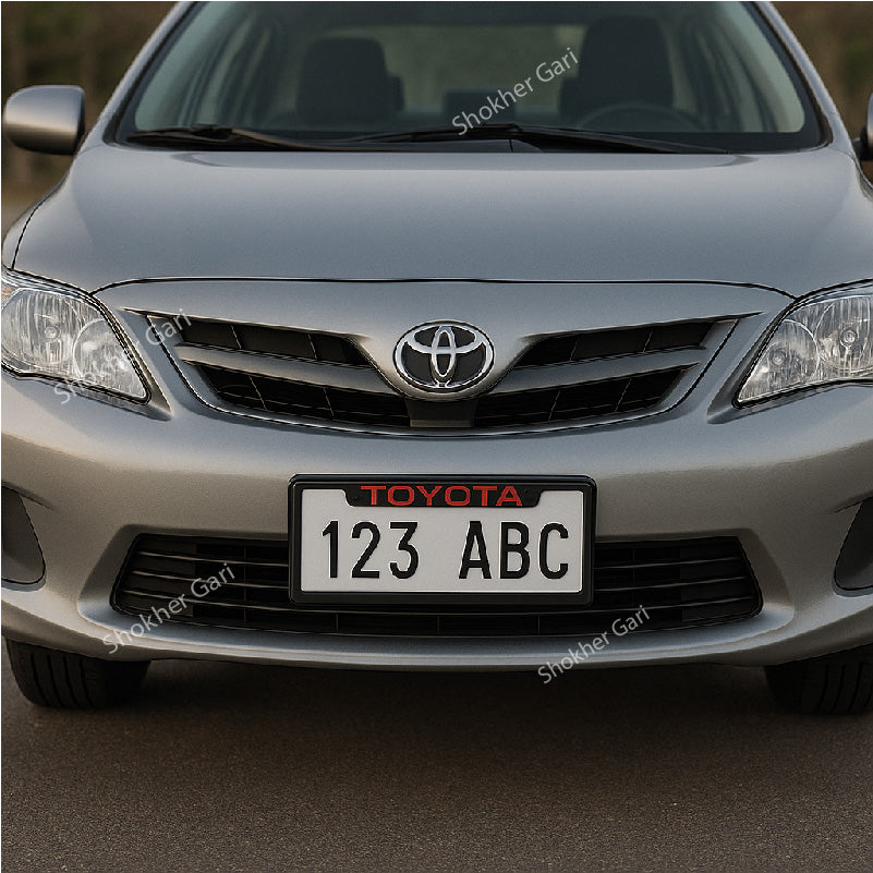 2 Pcs Number Plate Casing Plastic image 0