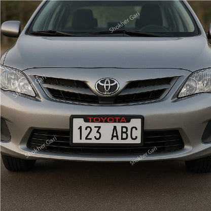 2 Pcs Number Plate Casing Plastic image 0