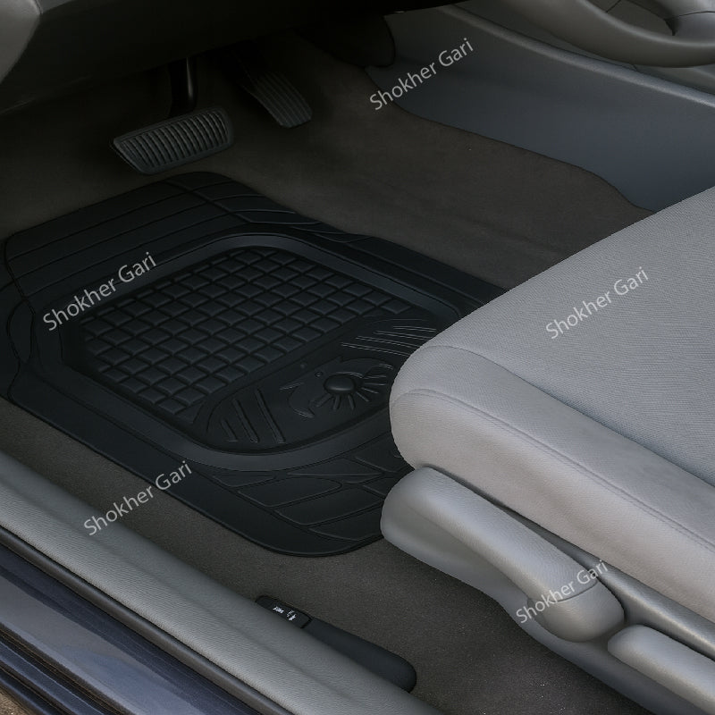 Universal transparent floor mat 5pcs set  image 6