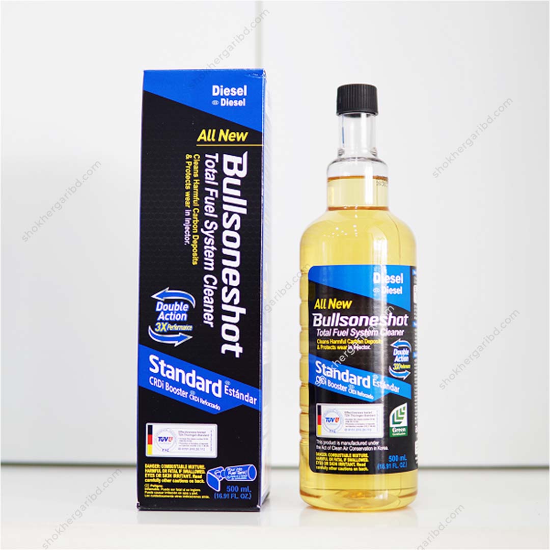 Bullsone shot 500ml Standard Total Fuel System Cleaner for Diesel Engines image 3