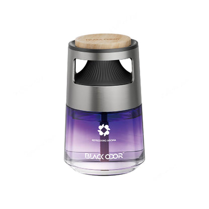 1Pcs BLACK ODOR Solid Glass Car perfume Cup Holder with Aromatherapy - Purple image