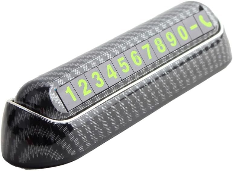 Car Carbon Parking Number Plate image 5