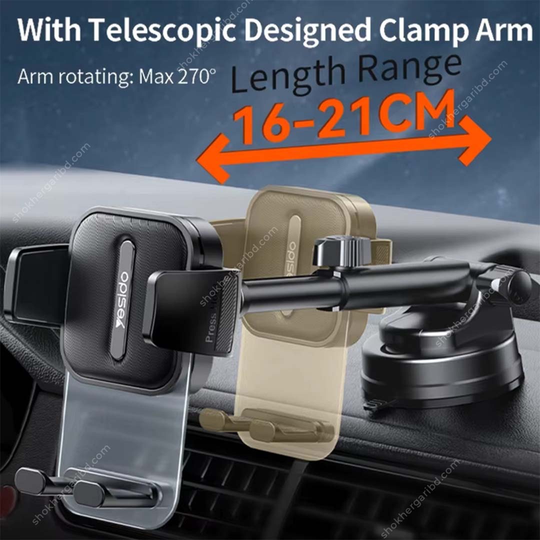 Yesido C261 Car Dashboard Using Phone Holder image 5