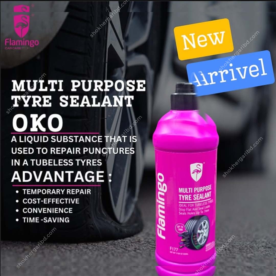 Flamingo Multipurpose Tyre Sealant 500ml image 0