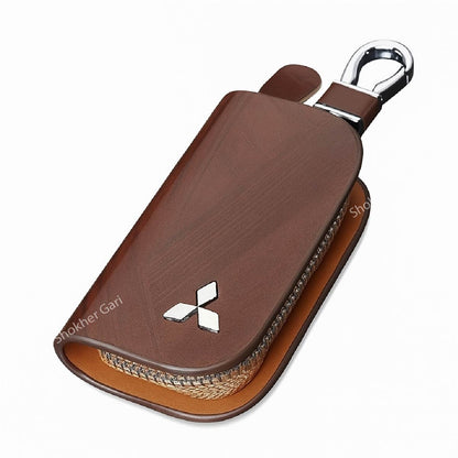 Pu Leather Remote and keychain for Luxurious Car image