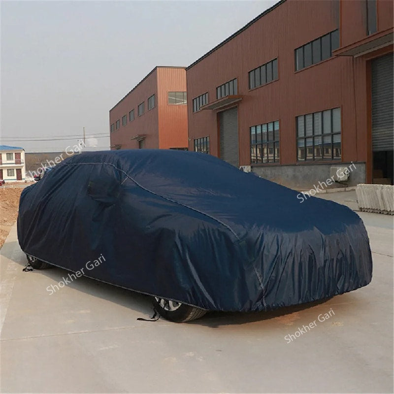 M/Y/P  Sedan / Mid SUV? SUV Car Body Cover- Heatproof , Dustproof and 90% Water Resistant Car Cover &amp; 100% Dustproof - 1290 TK, Black image