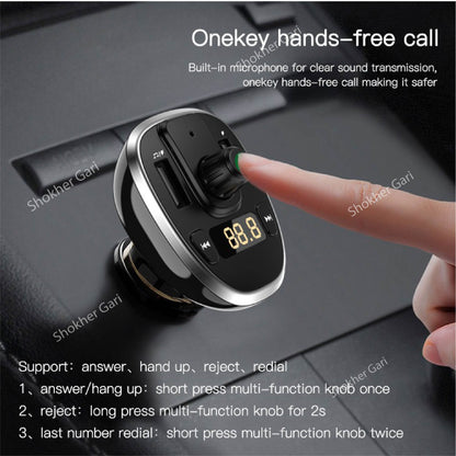 Yesido FM Transmitter Car Charger (Y39) image 1