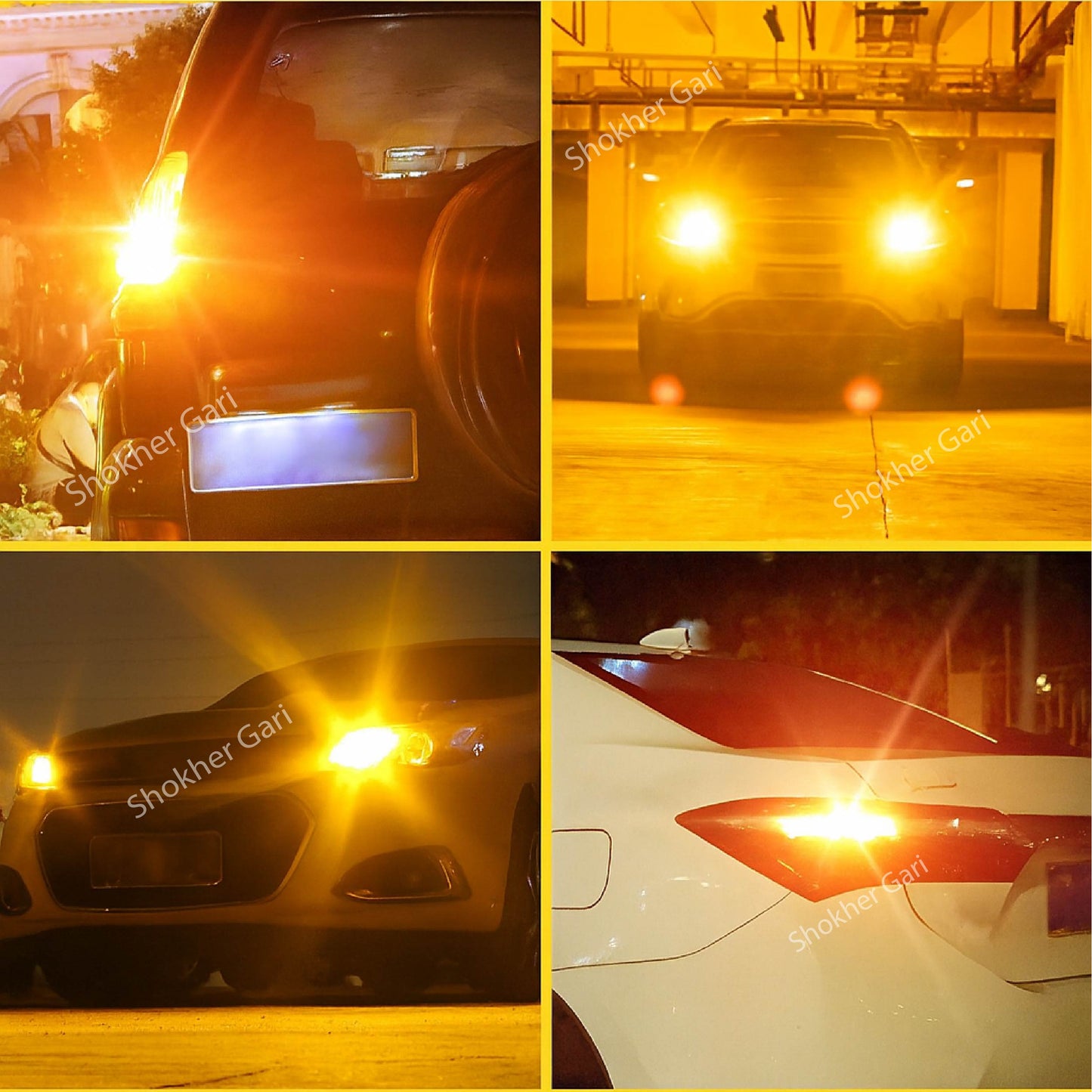 M/Y Rainproof Turn Signal Lights -2pcs set Car Indicator Lights Safety and Visibility image 2