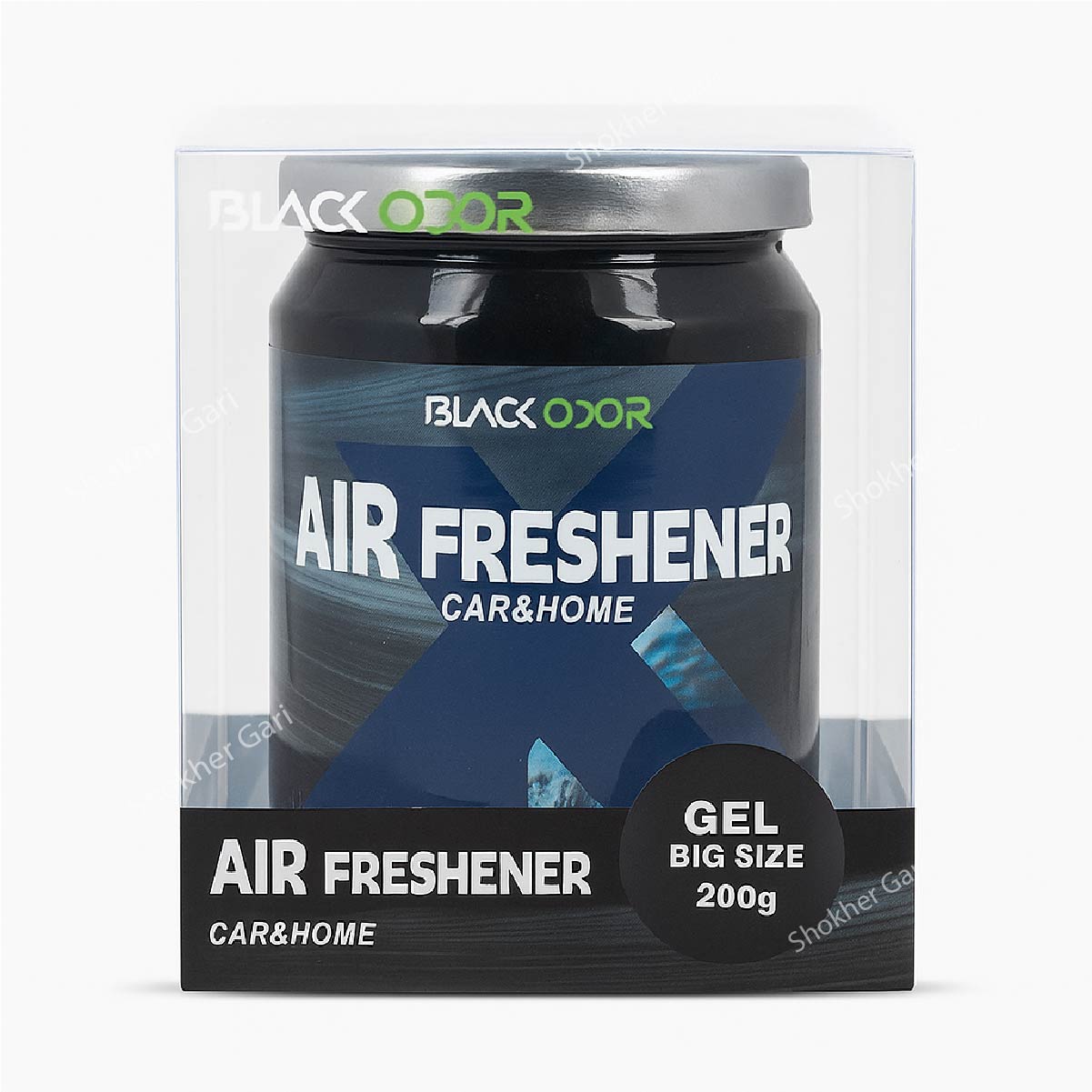 Gel Can Car Premium Quality BLACK Odor Air Freshener image 4
