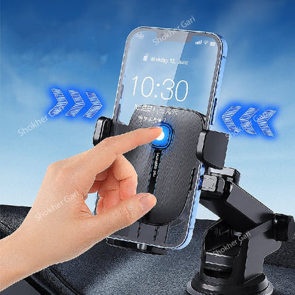 WEKOME WA-S55 Mechanical Clamp Car Phone Holder with Adjustable Smartphone Gripping Structure and Stable Support